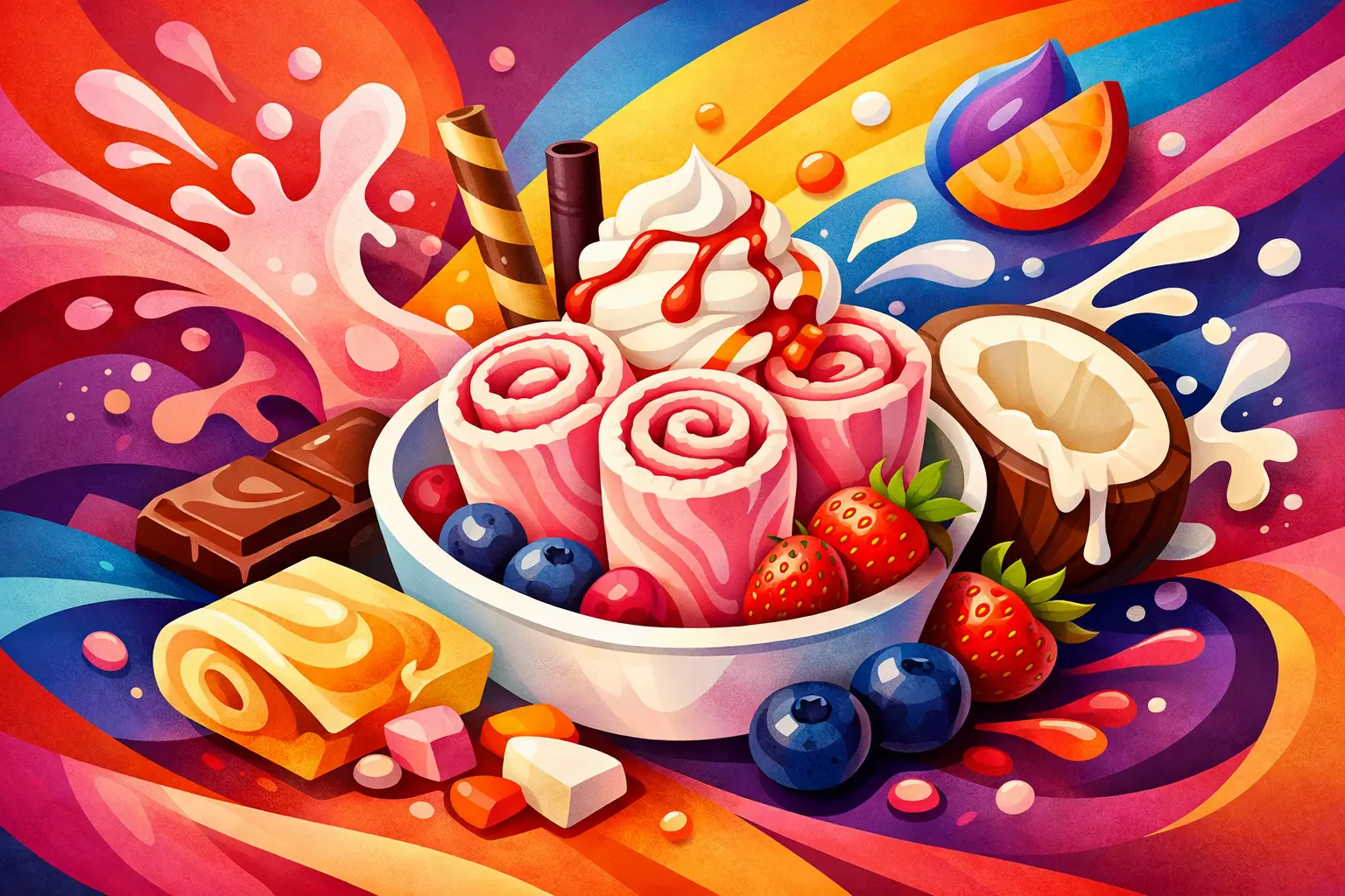 Rolled Ice Cream Ingredients Explained Simply